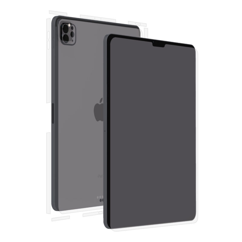 Apple iPad Pro M2 (2022, 12.9″) - Clear Skin